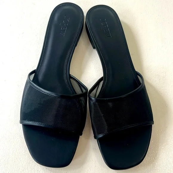 NWOT J Crew Mesh slide sandals - Picture 4 of 7